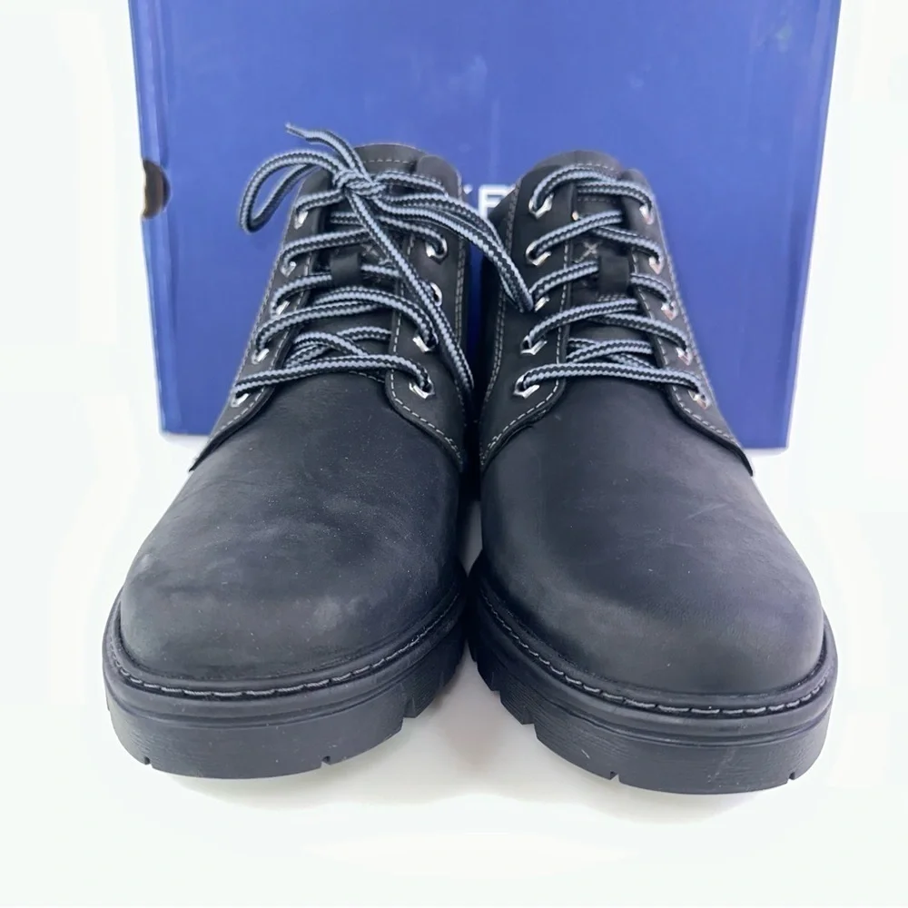 Rockport Men's Weather Or Not Waterproof Black Hiking Boots Shoes Size 7W